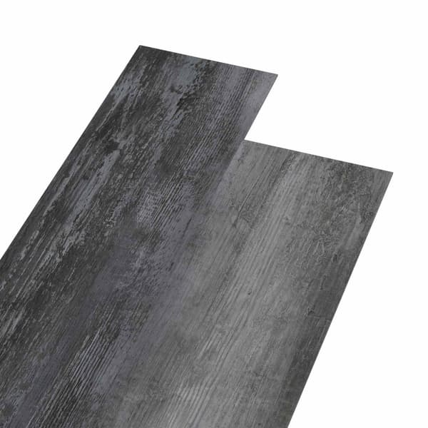 Golvplankor 36 pcs Blank Grå 5,02 m² PVC