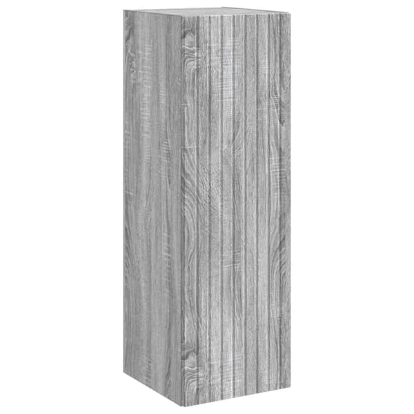 Badrumsmöbelset 3 st Grå Sonoma 33 x 34,5 x 160 cm