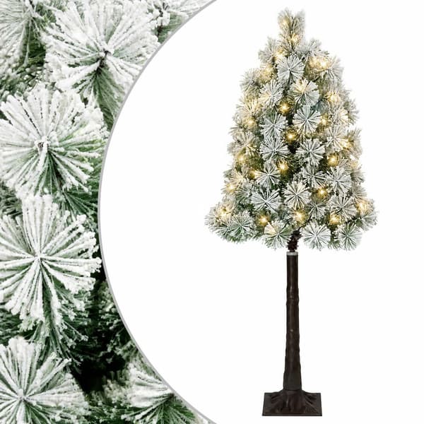 Plast Hingad Julgran 180 cm 300 LED-lampor Varmvit