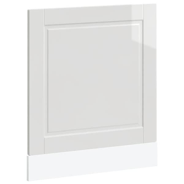 Diskmaskinspanel Porto högglans vit 60x1,5x57cm konstruerat trä