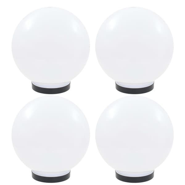 Globlampor 4 st LED sfäriska 25 cm PMMA