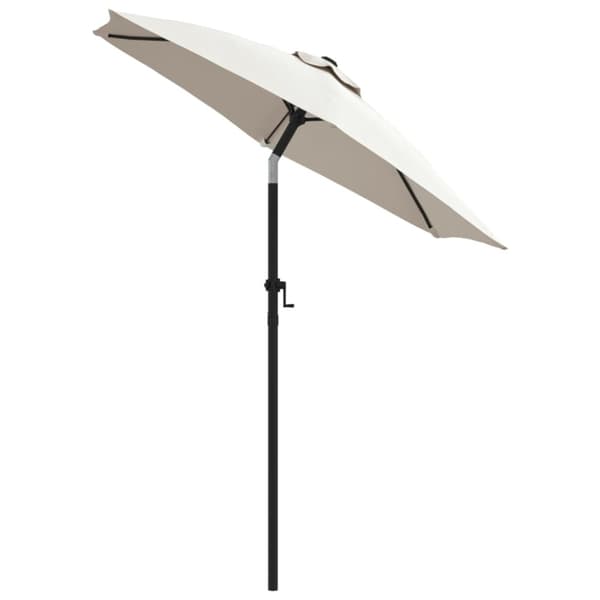 Parasoll sandvit 200x224 cm aluminium