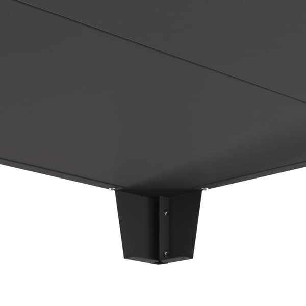 Eldstad Svart 80 x 80 x 43 cm Stål