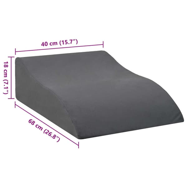 Ben Kudde Grå 68 x 40 x 18 cm PU skum