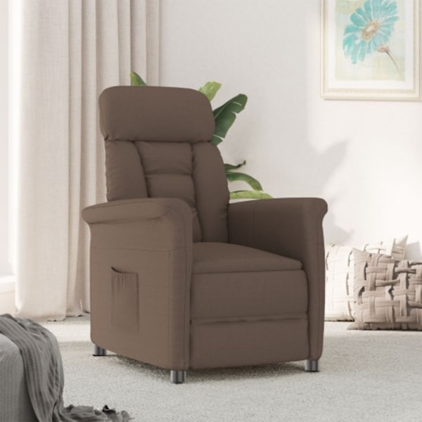 Reclinerfåtölj brun