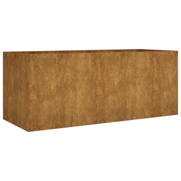 Odlingslåda 200x80x80 cm rosttrögt stål