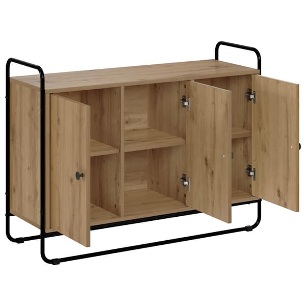 Sideboard Artisan-ek 102 x 35 x 75 cm Konstruerat trä