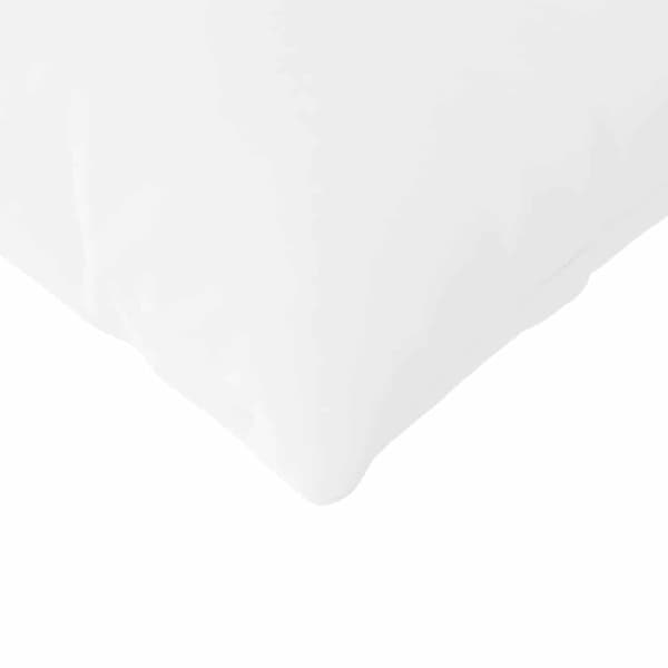 Sofakuddar 2 pcs Vit 120 x 40 cm tyg
