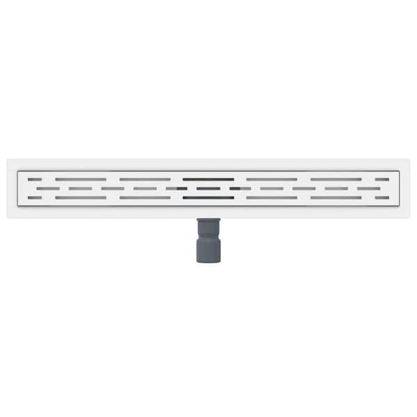 Duschavlopp med Linje Design Silver 70 cm Rostfritt Stål 304