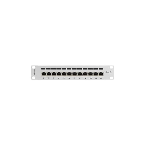 Lanberg PPF6-9012-S - patch-panel - 1U - 10"