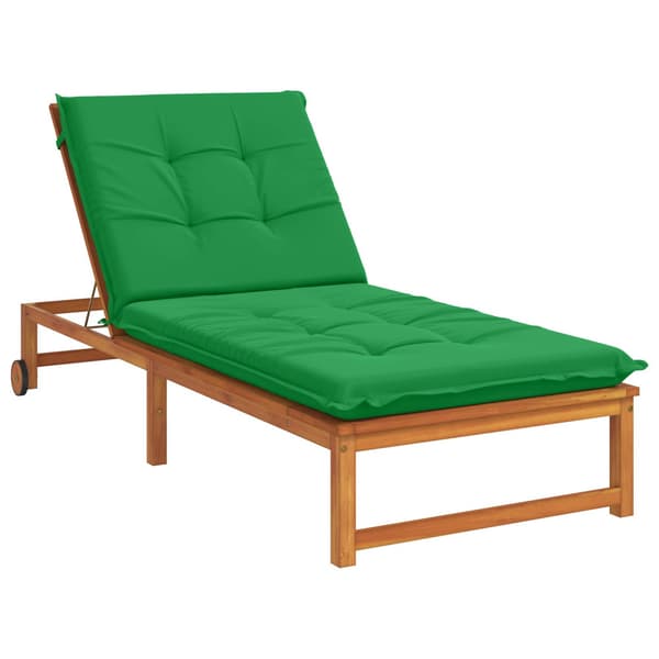 Solstol Kudde GEMERT 100% Polyester Grön 190 x 80 x 9 cm