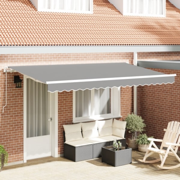 Elektrisk Markisram Fällbar 4x2 m Metall