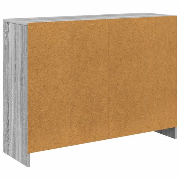 Sideboard med låda Grå Sonoma 102 x 32 x 73,5 cm