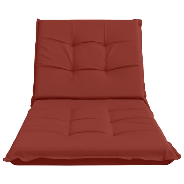 Solstol Kudde GEMERT 100% Polyester Röd 190 x 80 x 9 cm