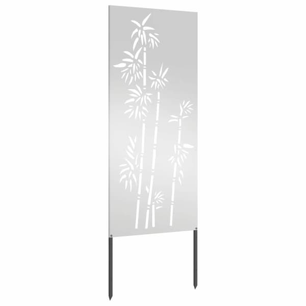 Trädgårds integritetsskärm Silver 50 x 140 cm Galvaniserat stål