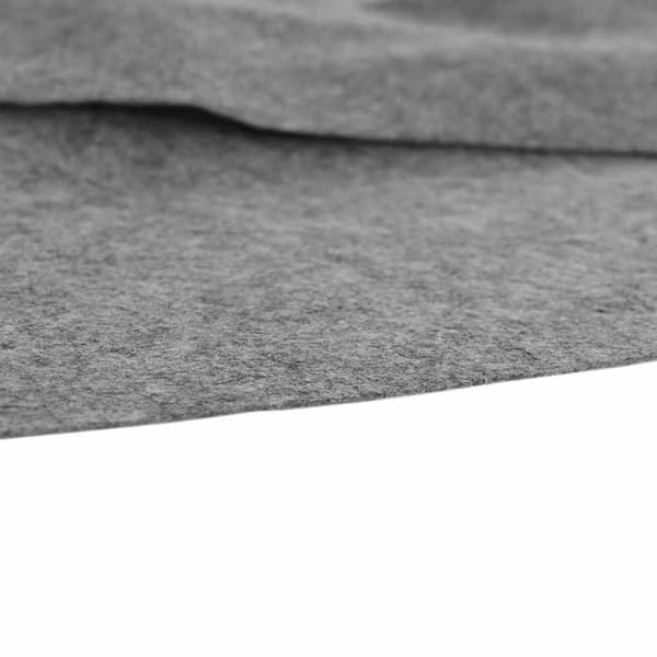 Bottenmatta ljusgrå Ø306 cm polyester geotextil