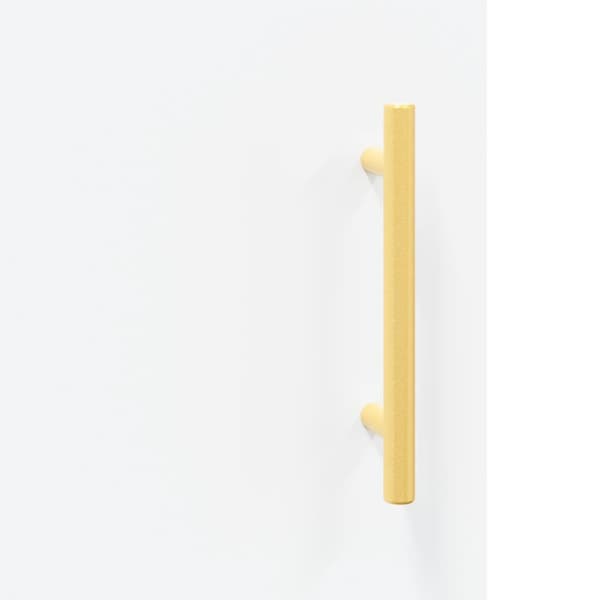 Skänk vit 100x36x60 cm konstruerat trä