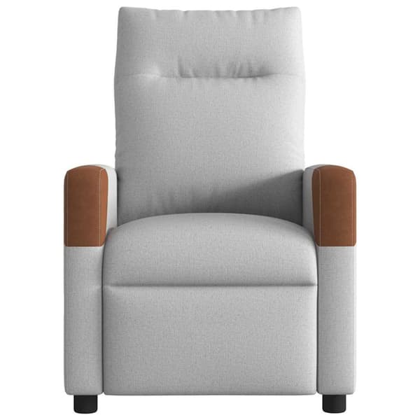 Massagefåtölj molngrå tyg