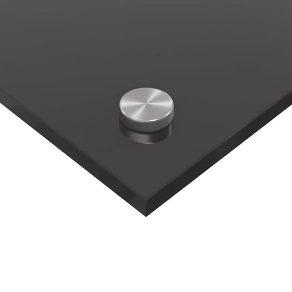 Köksskydd 2 pcs Mörkgrå 80 x 50 cm härdat glas