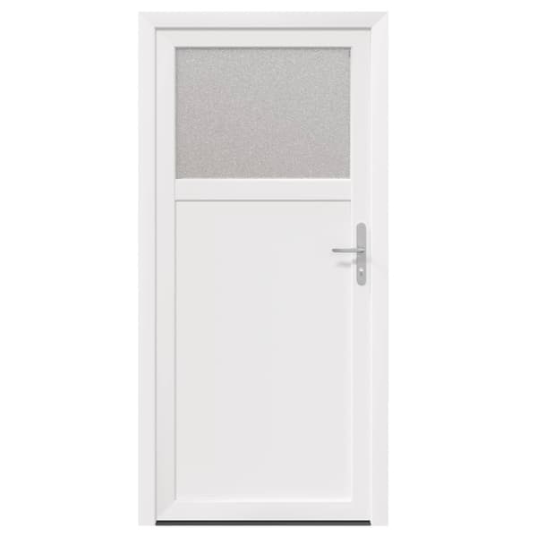 Sidentré Dörr Vit 98 x 198 cm PVC