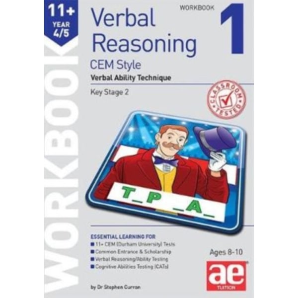 11+ Verbal Reasoning Year 4/5 CEM Style Workbook 1 (häftad, eng)