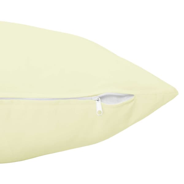 Kuddöverdrag 6 st HEERLEN Gräddvit 30 x 50 cm Polyester