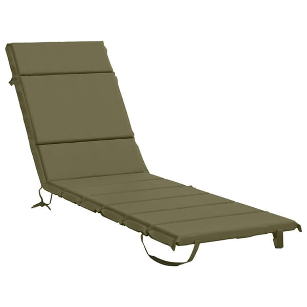 Solstol Kudde GEMERT 100% Polyester Olivgrön 200 x 60 x 3 cm