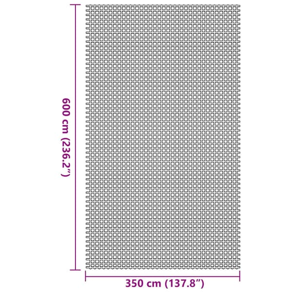 Tältmatta Blå 600 × 350 cm Polyester