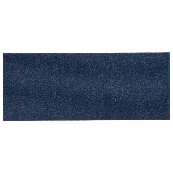 Trappmattor självhäftande 15 st 60x25 cm marinblå rektangulära