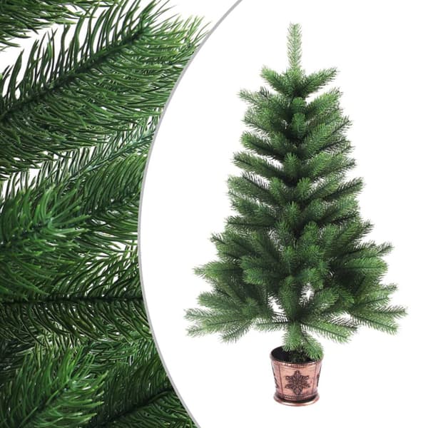 Plastgran verklighetstrogna barr 90 cm grön