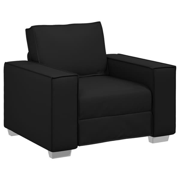 Soffstol Svart 100 cm Konstläder