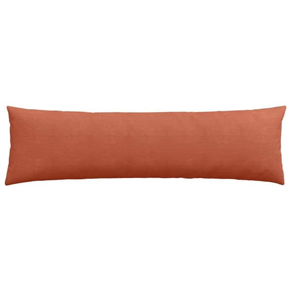 Sofakuddar 2 pcs Röd orange 145 x 40 cm Kordread tyg
