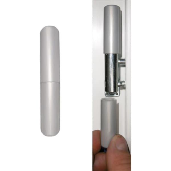 Ytterdörr antracit 98x208 cm PVC
