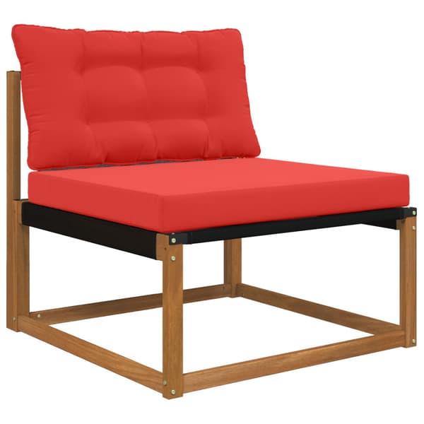 Utomhus Soffa Kudde 2 pcs Röd Polyester