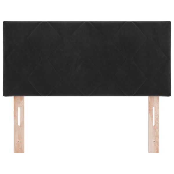 LED huvuddyna Svart 90 cm Sammet