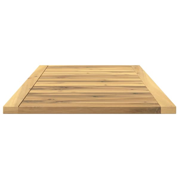 Bordsskiva 88,5 x 45 x 2 cm Rektangulär Massivt Akaciaträ Vit