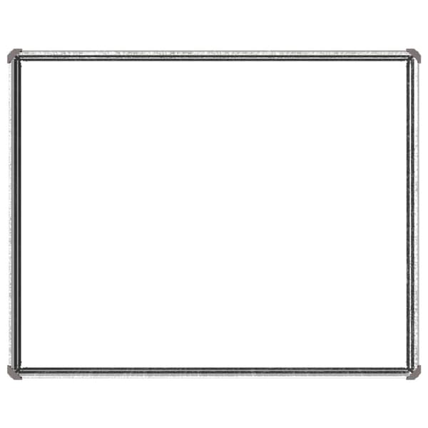 Höjd Trädgårdsbädd Silver 100 x 80 x 24 cm galvaniserad