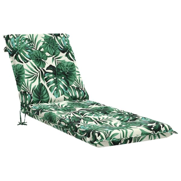Solstol Kudde GEMERT 100% Polyester Bladmönster 190 x 60 x 9 cm