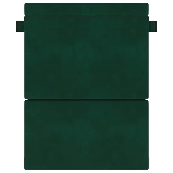 Fällbar Soffbed Mörkgrön 152 x 86,5 x 60 cm Tyg