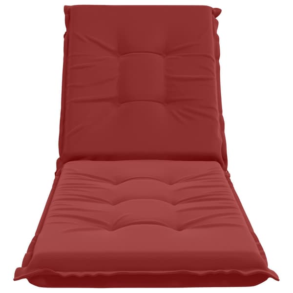 Solstol Kudde GEMERT 100% Polyester Vinröd 190 x 60 x 9 cm