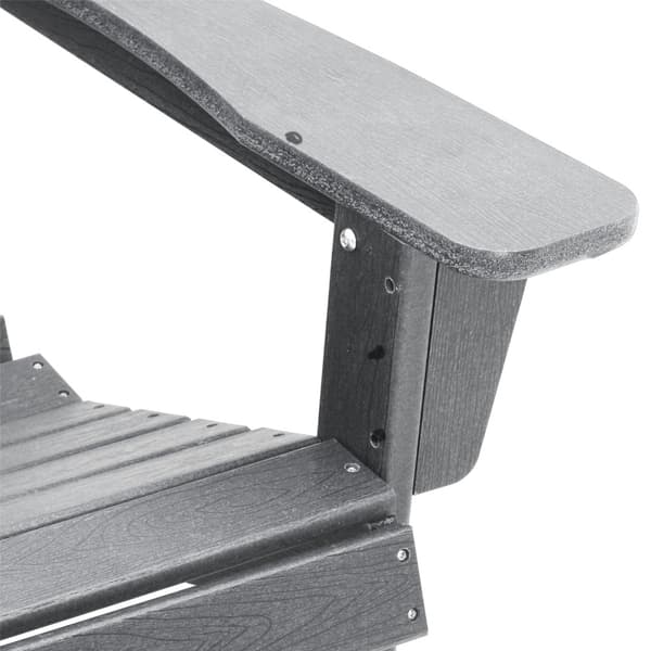Trädgård Stol 2 pcs Ljusgrå 82 x 74 x 92 cm polyeten