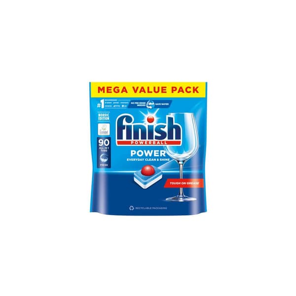 Maskindisk FINISH Power AiO 90/fp