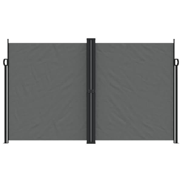 Infällbar sidomarkis antracit 200x1200 cm