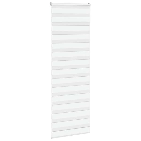 Rullgardin zebra vit 70x230 cm tyg bredd 65,9 cm polyester