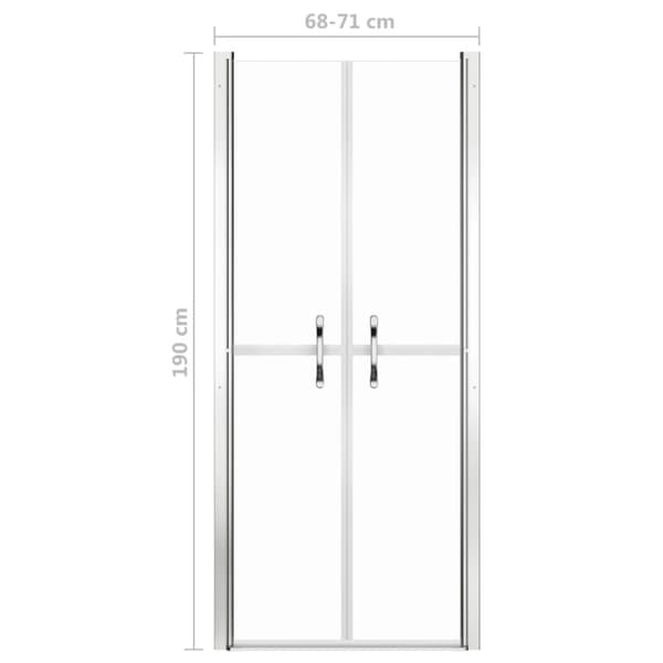 Duschdörr klar ESG 71x190 cm