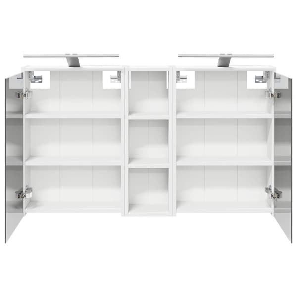 Badrumsskåpsset 3 st 106 x 16 x 62,5 cm Konstruerat trä