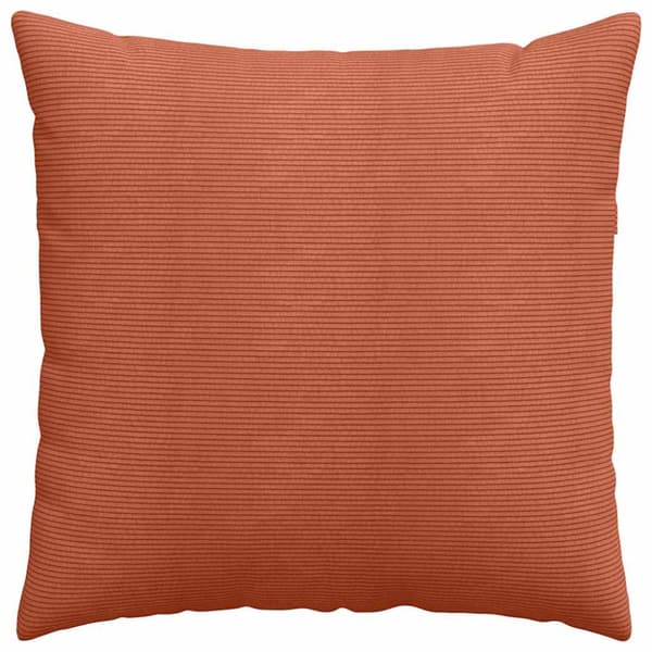 Sofakuddar 2 pcs Röd orange 60 x 60 cm Kordread tyg