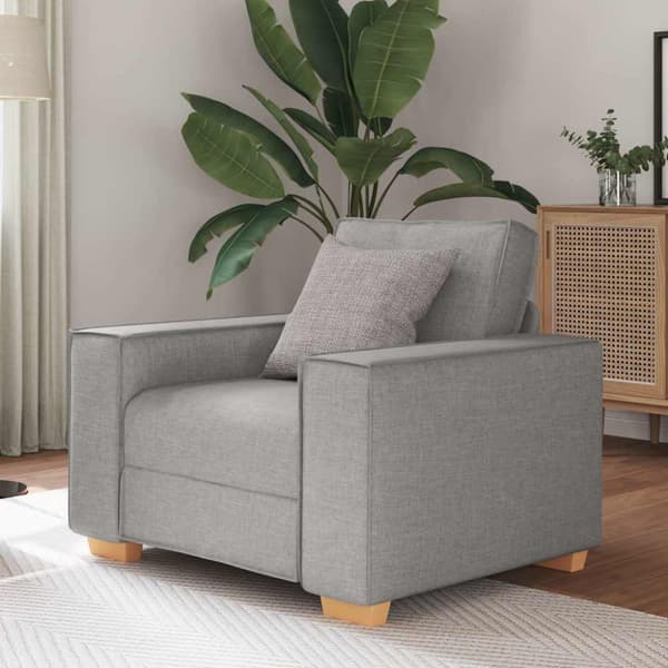 Soffa molngrå 100x78x84 cm tyg