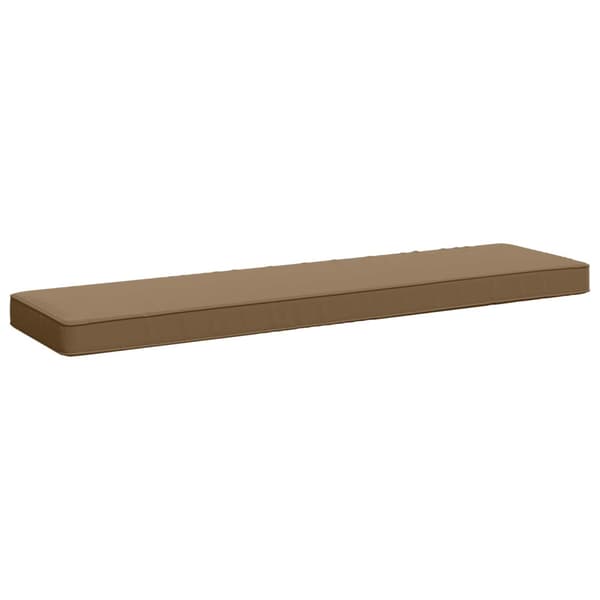 2-delade Bänk Kuddar VUGHT 2 st 100% Polyester Taupe