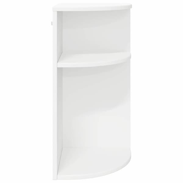 Sidobord Vit 29,6 x 29,6 x 60 cm Konstruerat trä